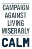 Campaign Against Living Miserably CALM logo width 500 PNG