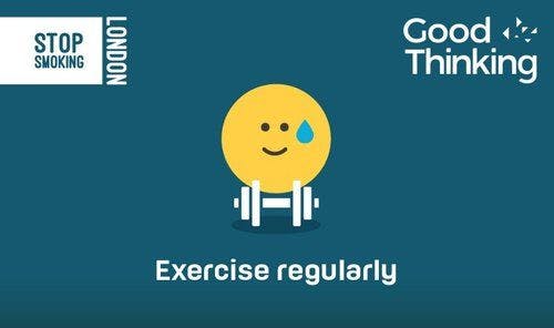 Good Thinking and Stop Smoking London exercise poster